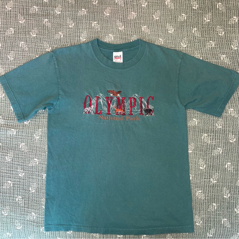 Teal Olympic National Park T-Shirt